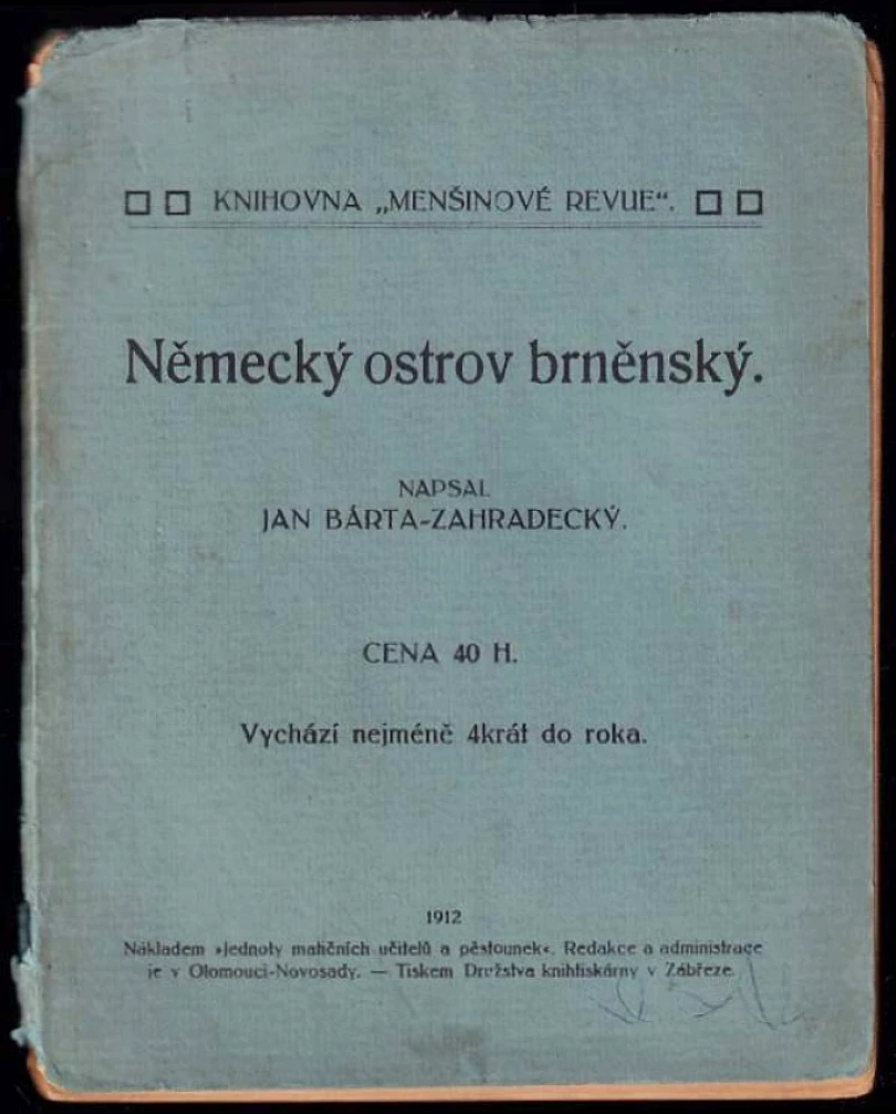 Německý ostrov brněnský (Jan Bárta-Zahradecký, 1912)
