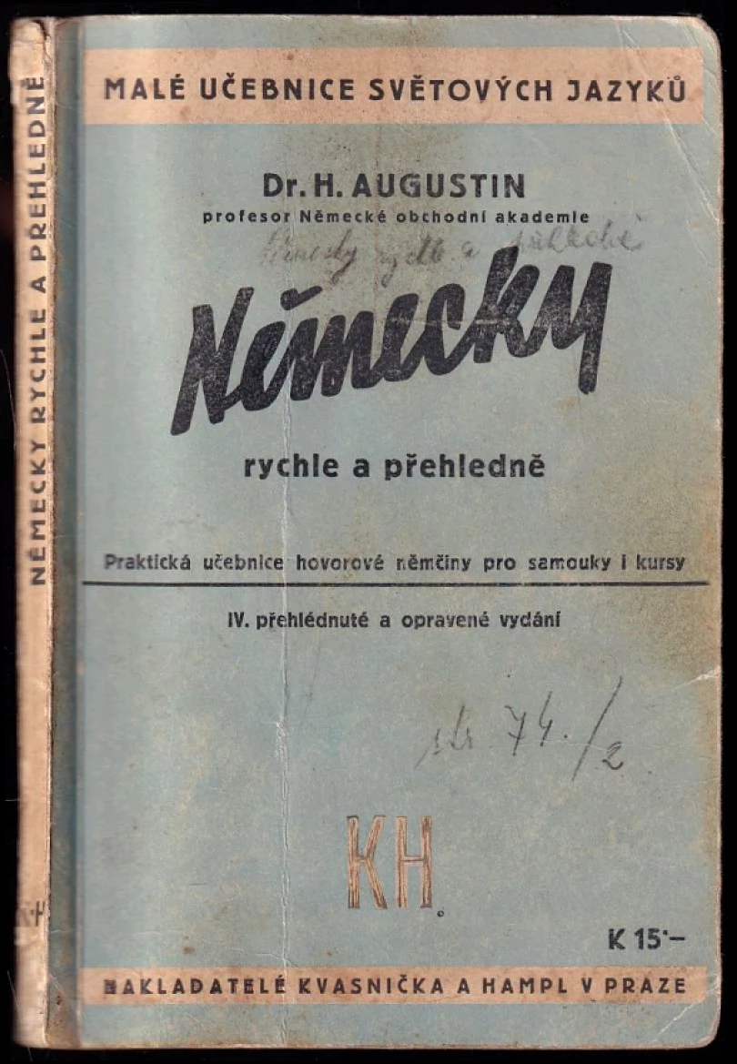 Německy rychle a přehledně (Hans Augustin, 1942)