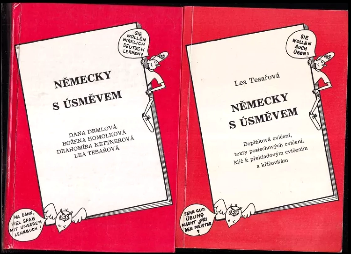 Německy s úsměvem + dodatky (Lea Tesařová, 1992)