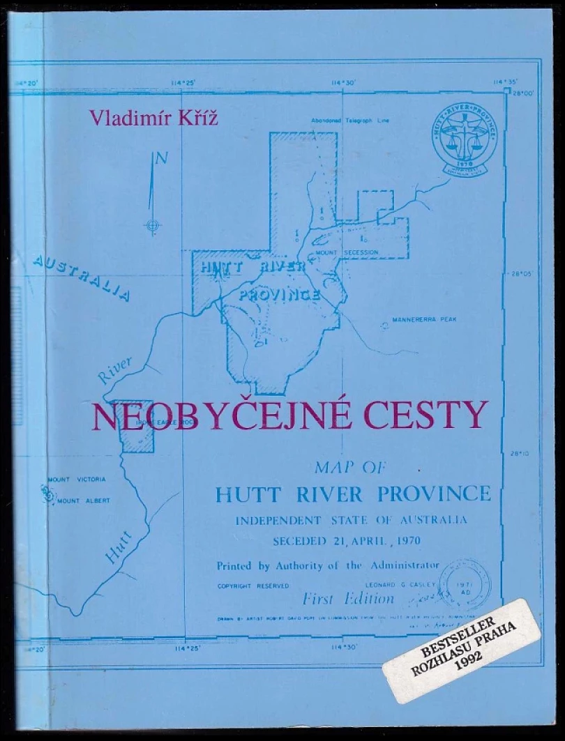 Levně Neobyčejné cesty PODPIS VLADIMÍR KŘÍŽ, VÝTISK č. 680 (Vladimír Kříž, 1992)