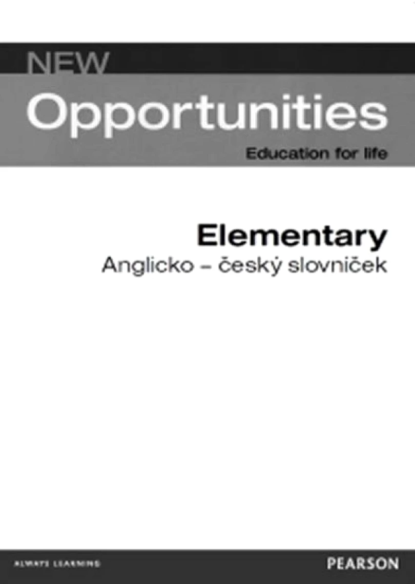 Levně New Opportunities Elementary: Anglicko (, 2017)