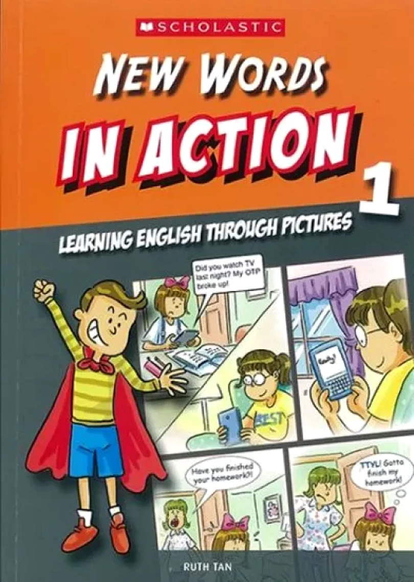 Levně New Words in Action 1: Learning English through pictures (Ruth Tan, 2015)