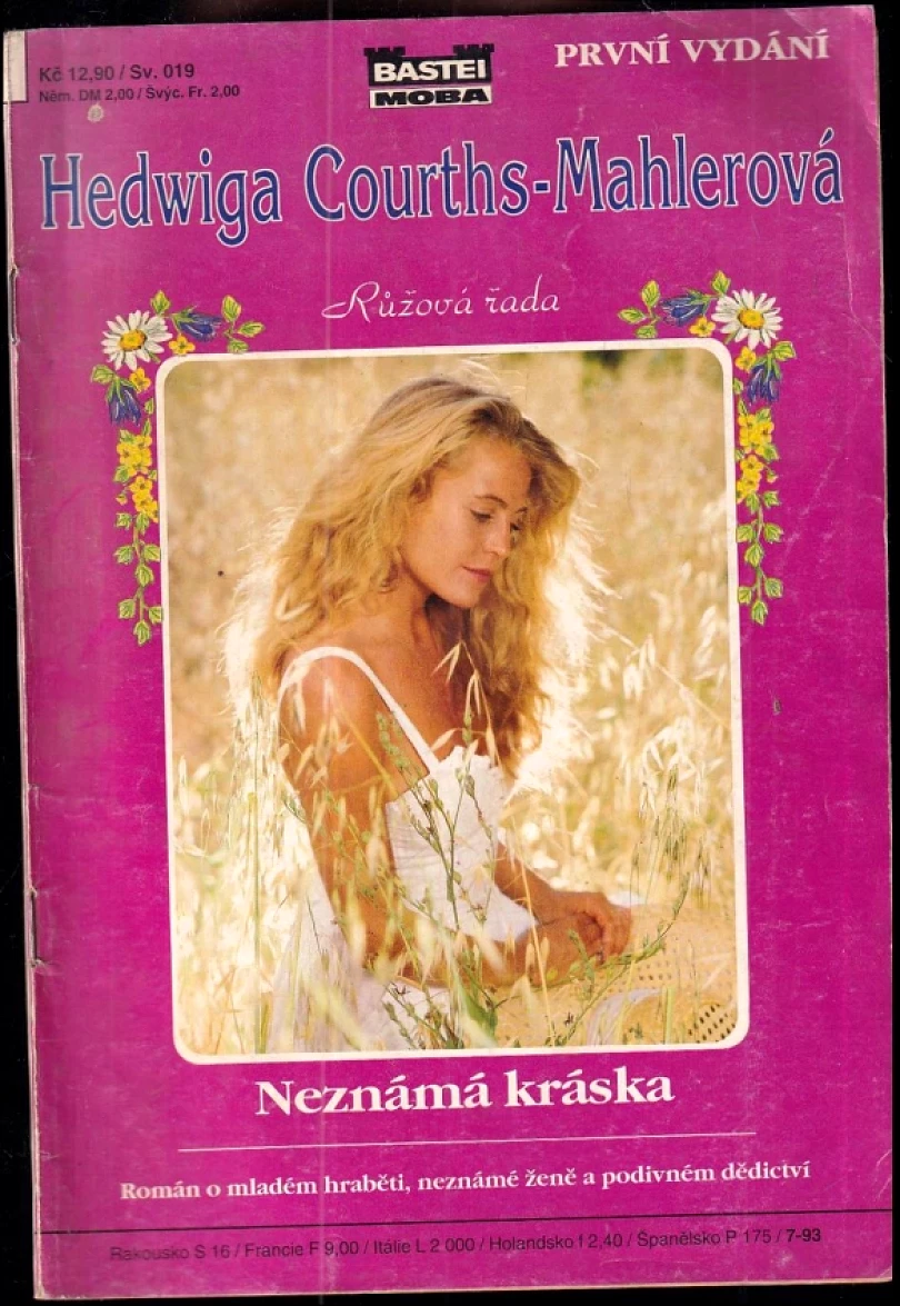 Levně Neznámá kráska (Hedwig Courths-Mahler, 1993)