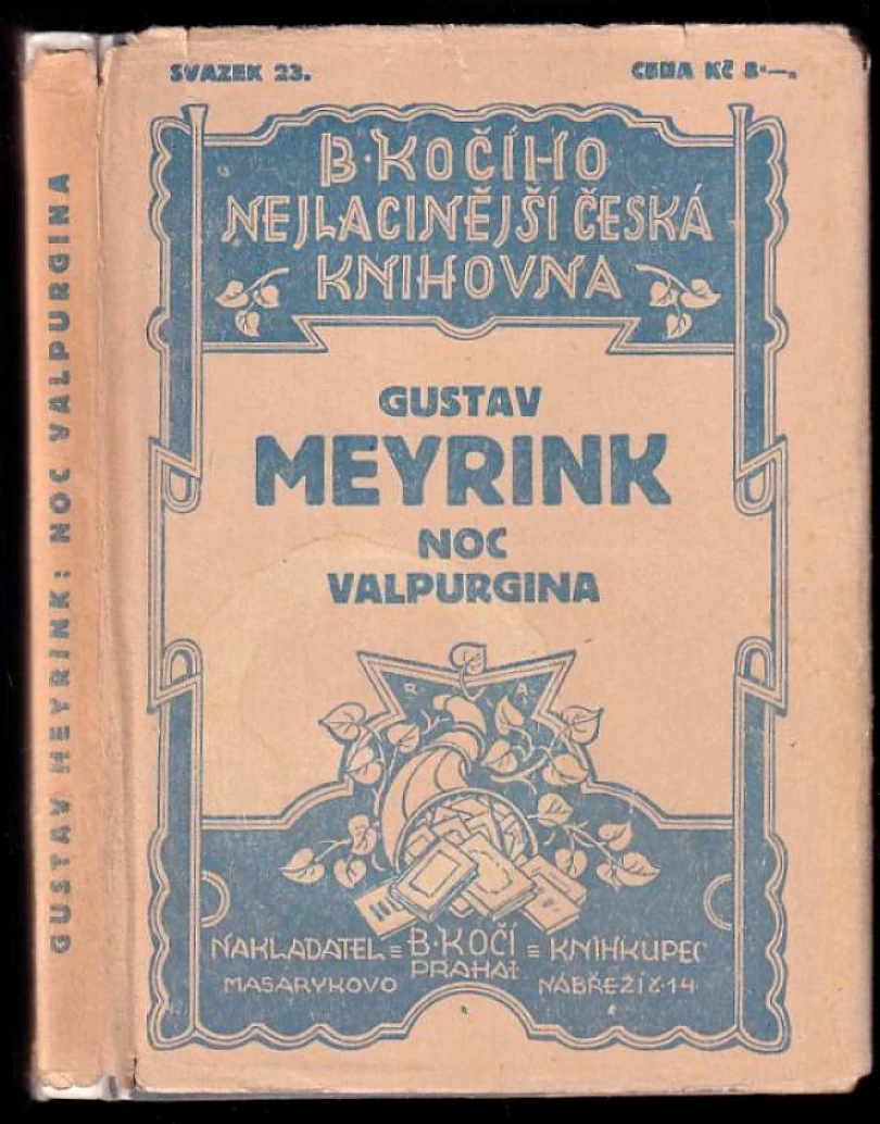 Noc Valpurgina S OBÁLKOU (Gustav Meyrink, 1925)