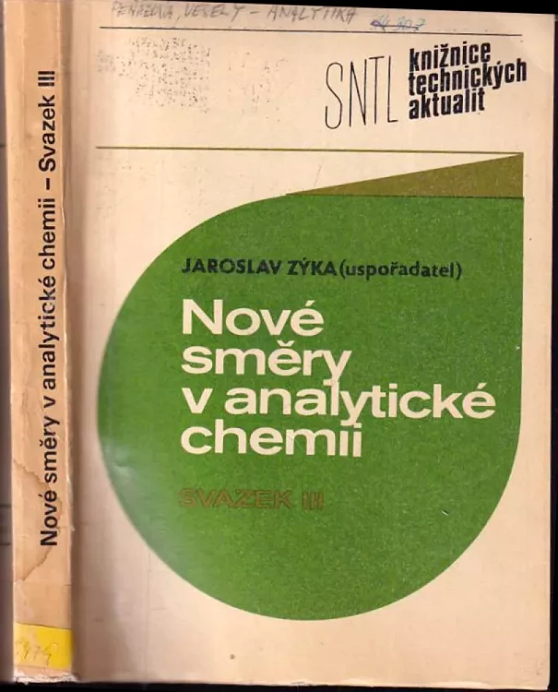 Levně Nové směry v analytické chemii (, 1988)