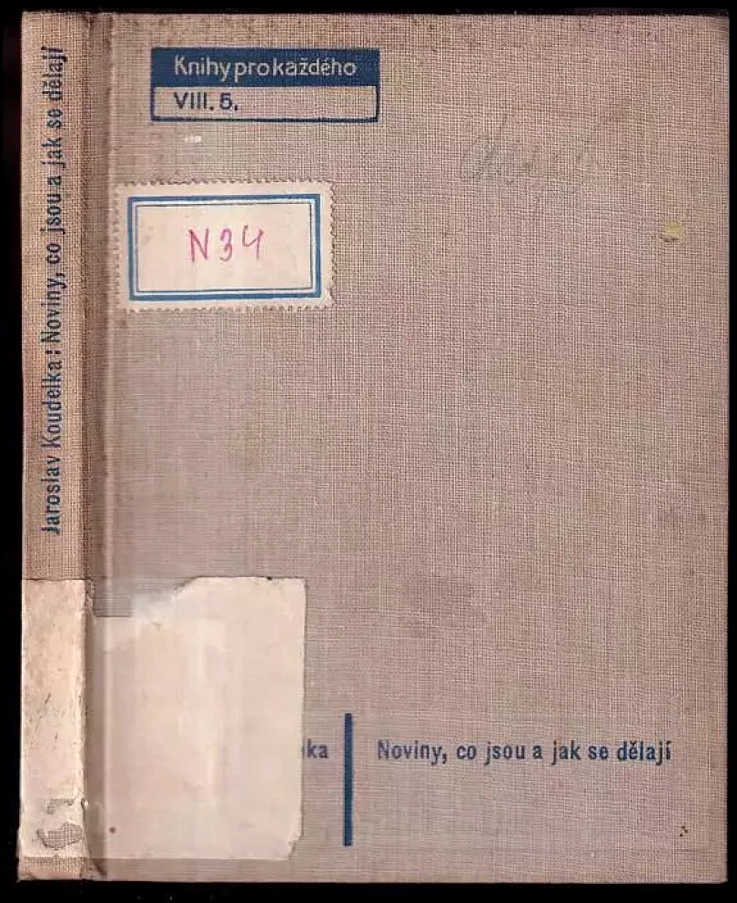 Levně Noviny, co jsou a jak se dělají (Jaroslav Koudelka, 1932)