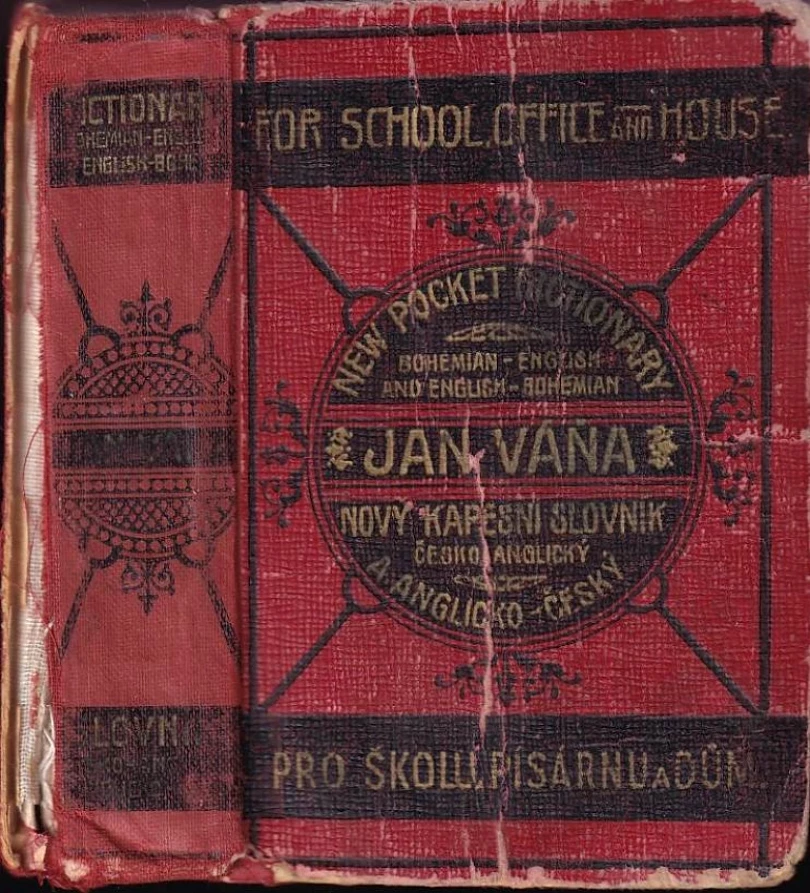 Nový kapesní slovník anglicko-český a česko-anglický (Jan Váňa, 1940)
