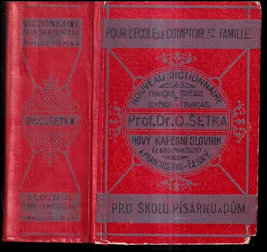 Nový kapesní slovník česko-francouzský a francouzsko český (Otakar Šetka, 1941)