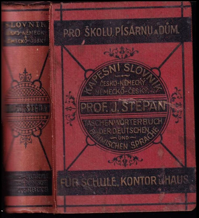 Nový kapesní slovník česko-německý a německo český (Jan Štěpán, 1932)