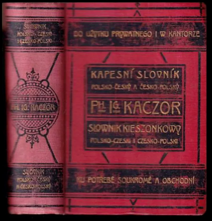 Nový kapesní slovník česko-polský a polsko-český (, 1912)