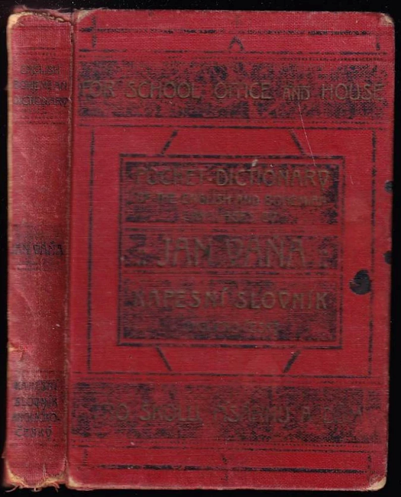 Nový kapesník slovník anglicko-český a česko-anglický (Jan Váňa, 1910)