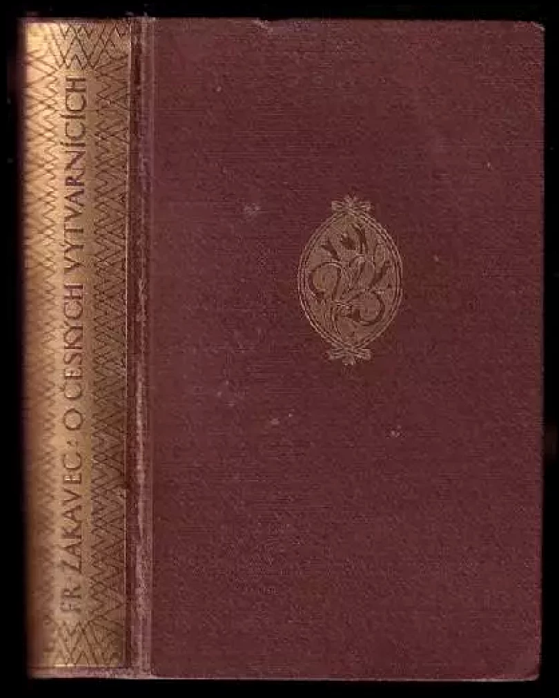 Levně O českých výtvarnících - stati, přednášky a návštěvy - PODPIS FRANTIŠEK ŽÁKAVEC (František Žákavec, 1920)