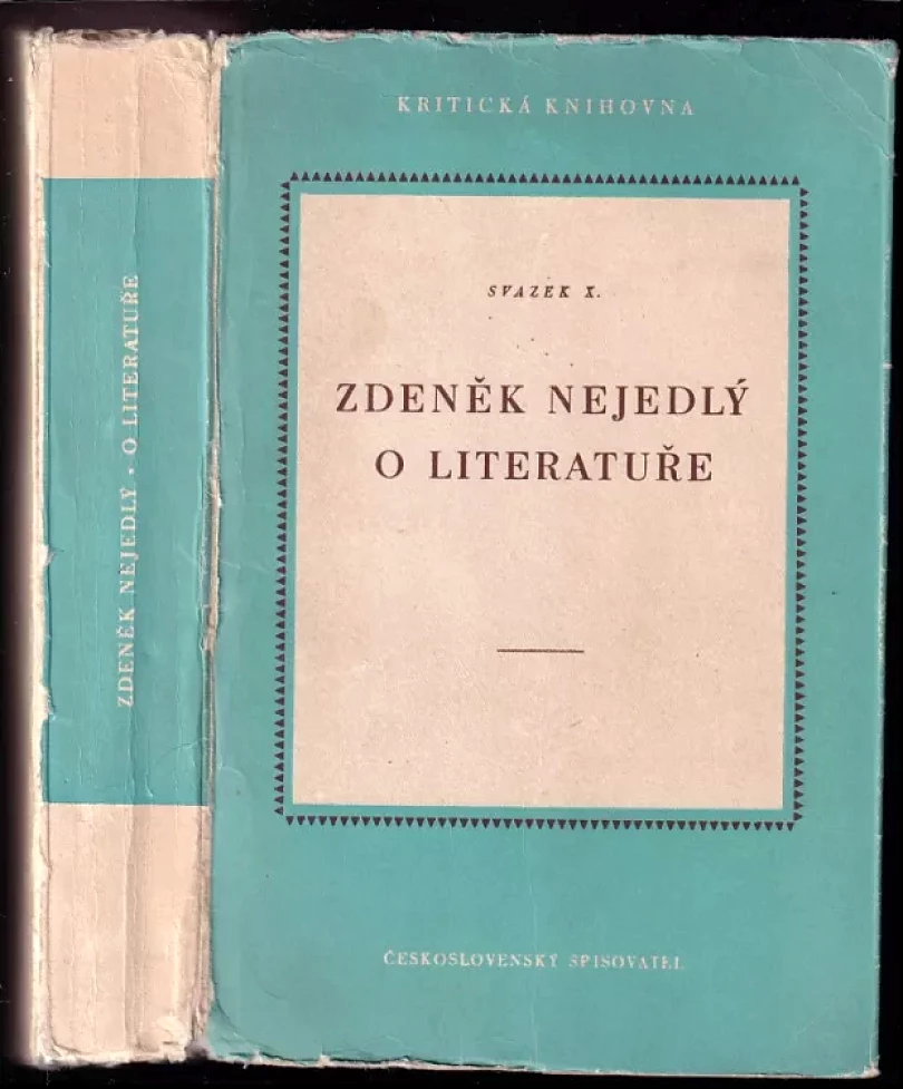 O literatuře (Zdeněk Nejedlý, 1953)