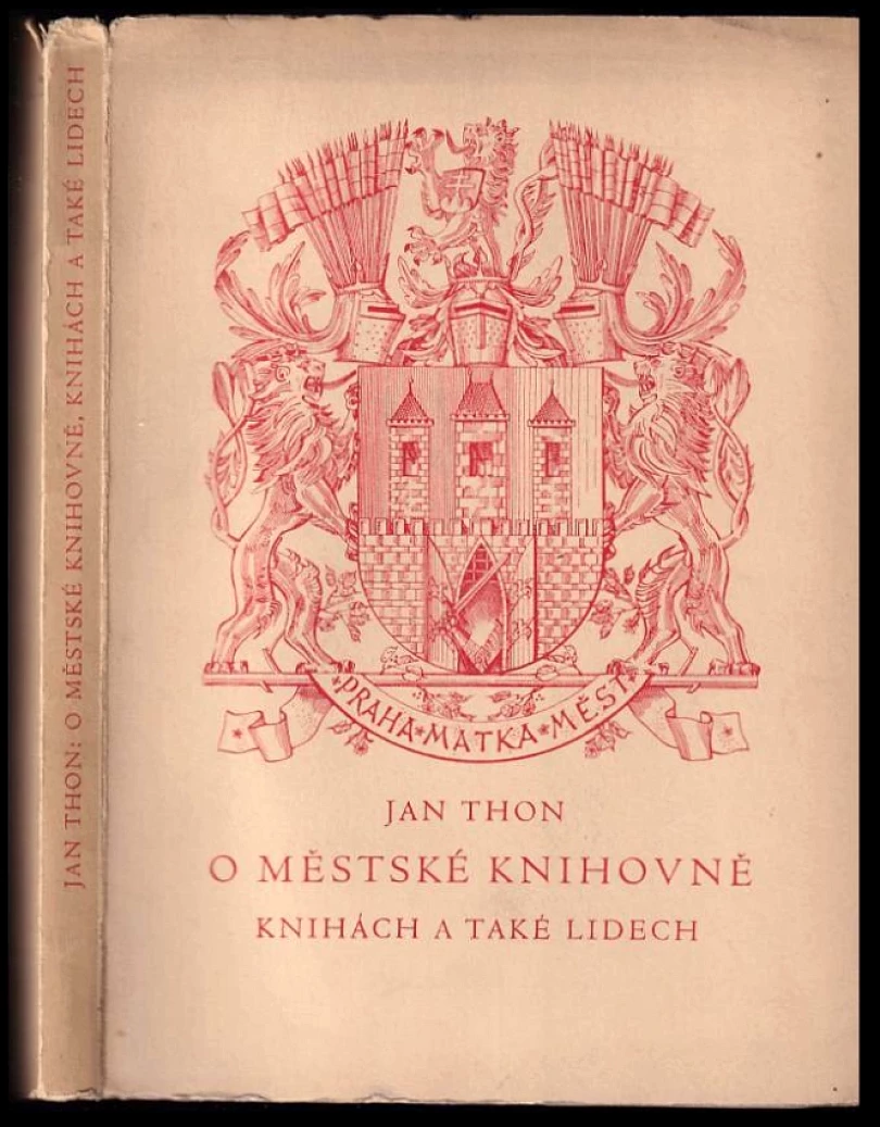 Levně O městské knihovně, knihách a také lidech (Alois Žipek, 1938)