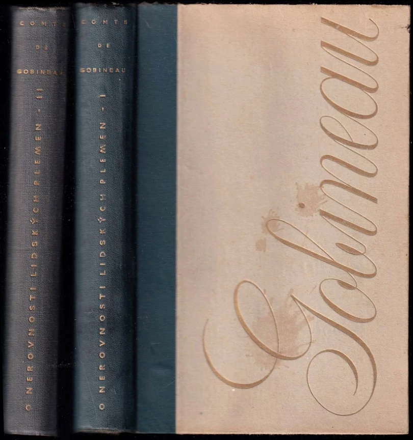 Levně O nerovnosti lidských plemen I. + II., KOMPLET (Arthur de Gobineau, 1942)