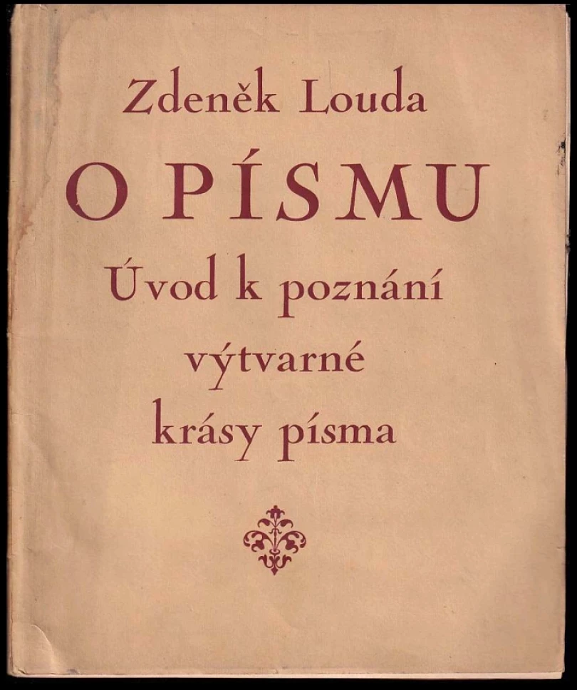 O písmu (Zdeněk Louda, 1924)