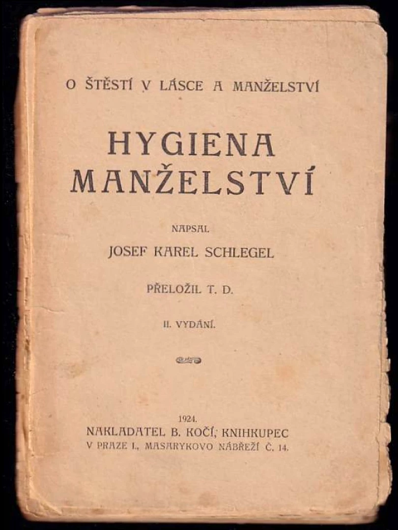 Levně O štěstí v lásce a manželství (Josef Karel Schlegel, 1924)