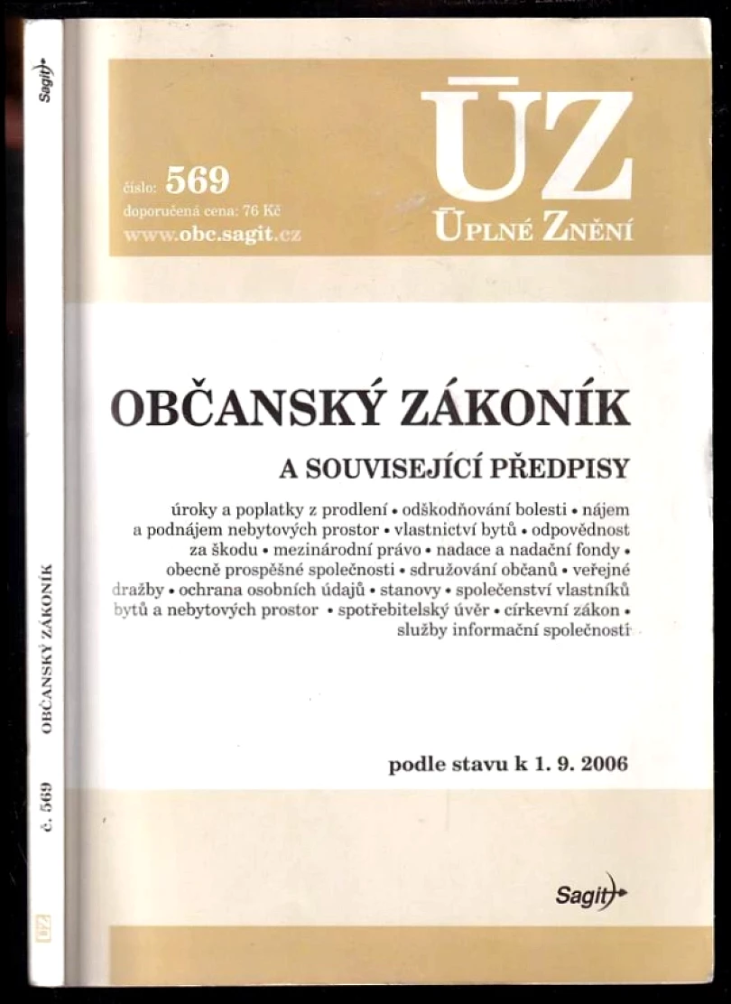 Levně Občanský zákoník a související předpisy (, 2006)