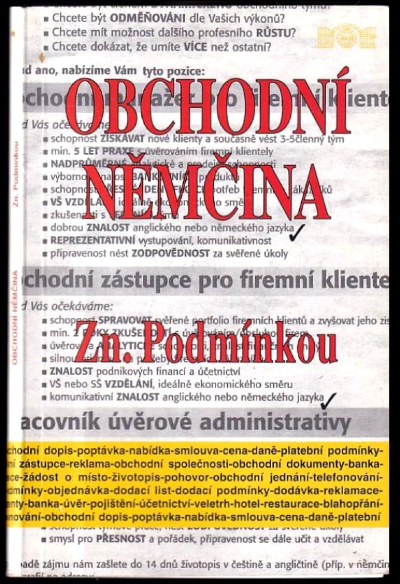 Obchodní němčina (Jan Měšťan, 2000)