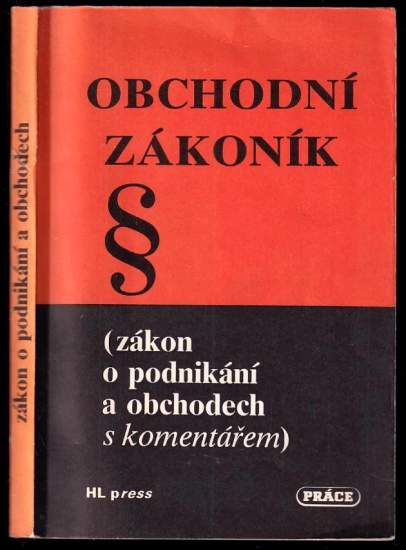 Obchodní zákoník - zákon o podnikání a obchodech s komentářem (, 1992)