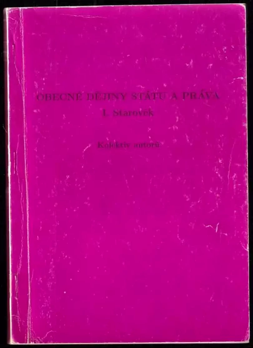Levně Obecné dějiny státu a práva (Karel Schelle, 1993)