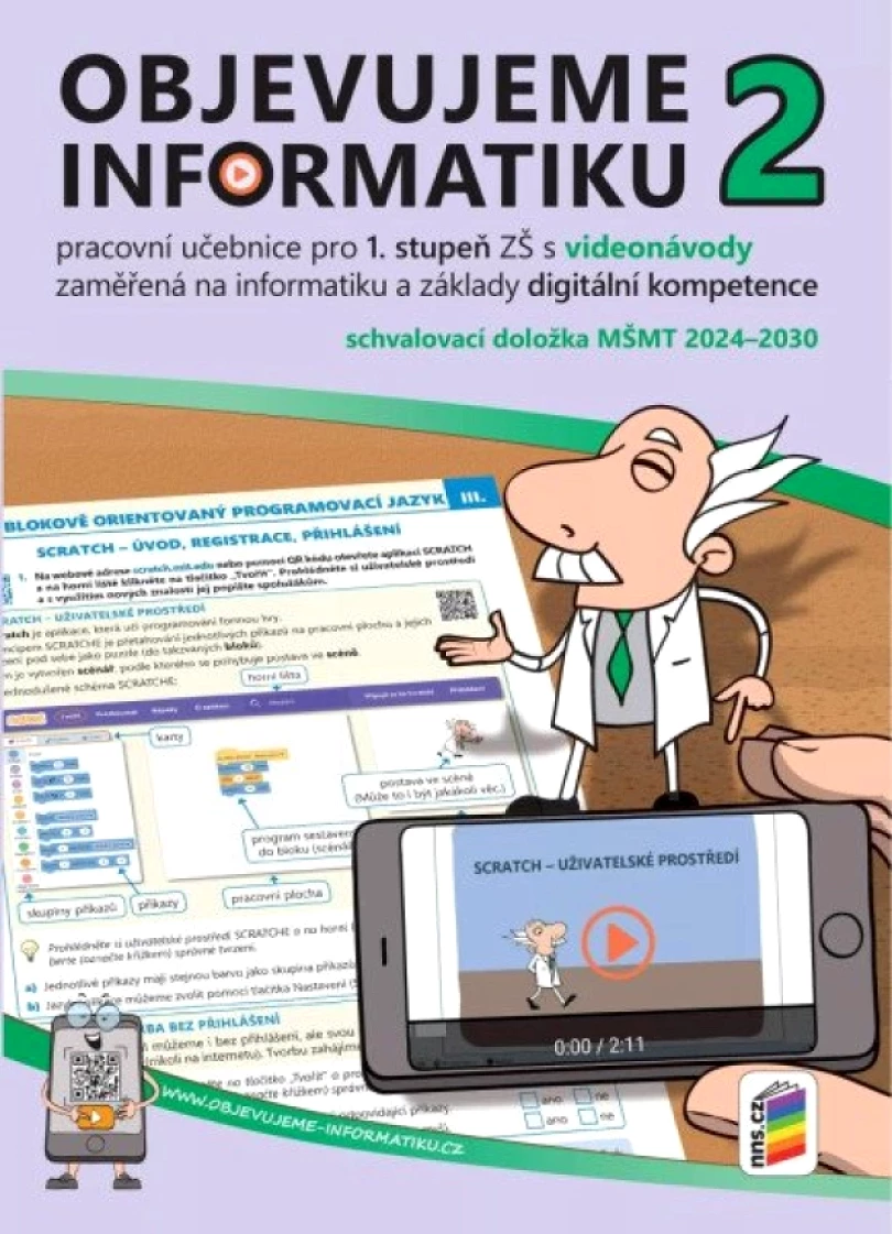 Objevujeme informatiku 2 pracovní učebnice pro 1. stupeň ZŠ s videonávody (, 2024)