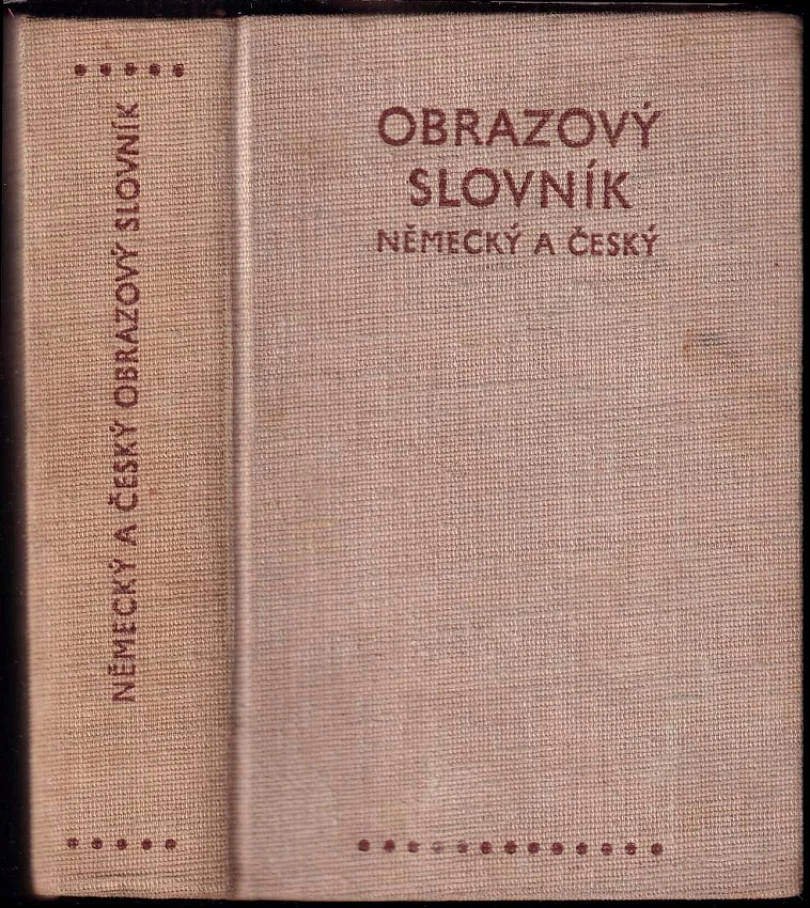 Obrazový slovník německý a český (, 1956)