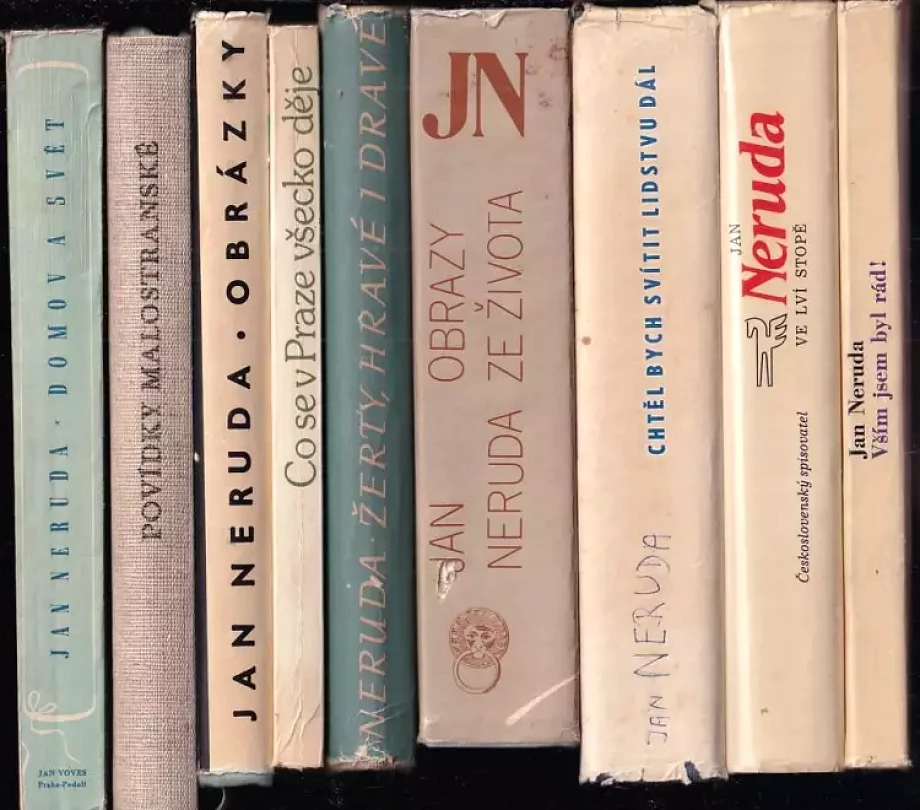 Levně KOMPLET Jan Neruda 9X Vším jsem byl rád + Ve lví stopě + Chtěl bych svítit lidstvu dál-- + Obrazy ze života + Žerty hravé i dravé + Domov a svět + ...