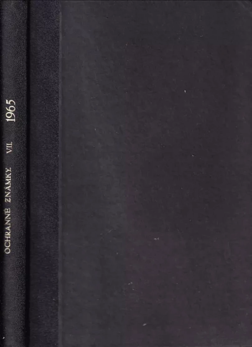 Ochranné známky a chráněné vzory , ročník VII. (, 1965)