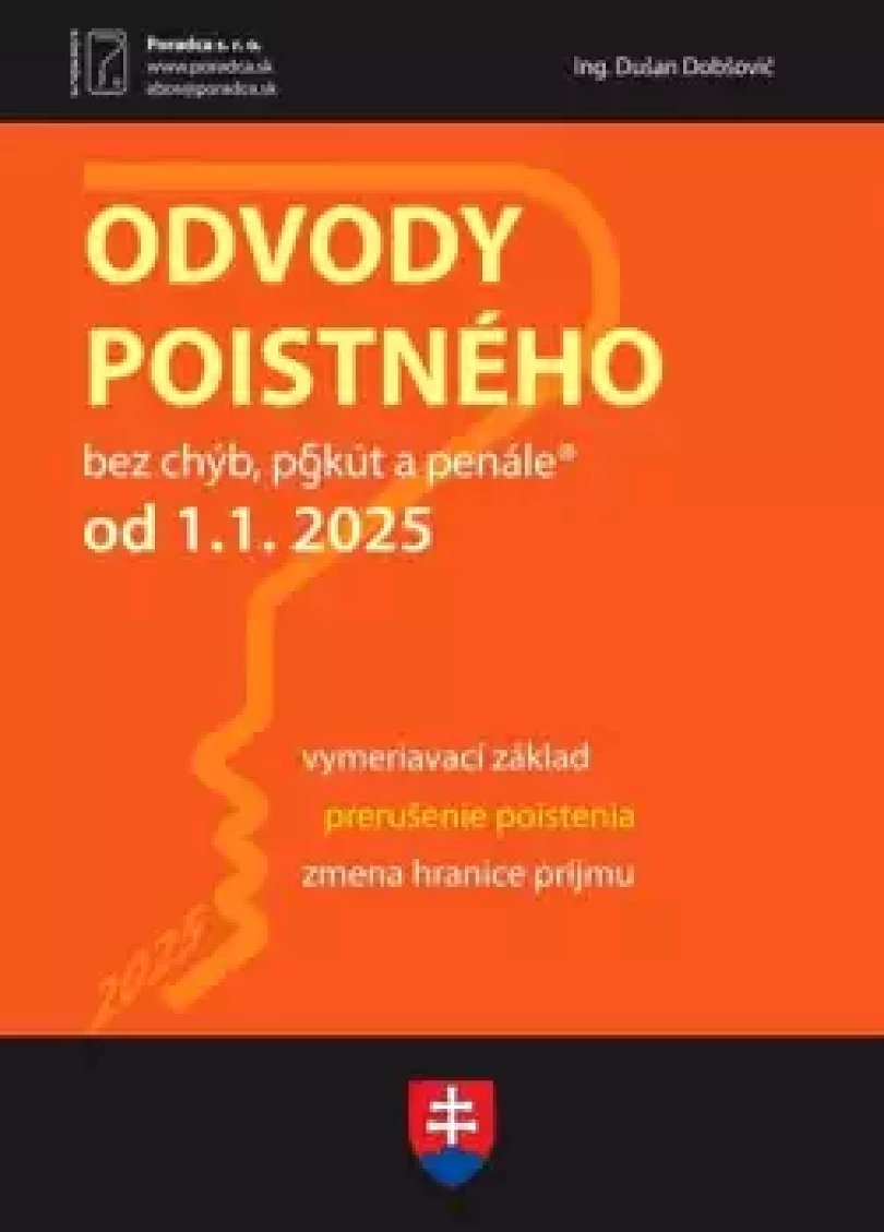Levně Odvody poistného od 1. 1. 2025 (, 2025)