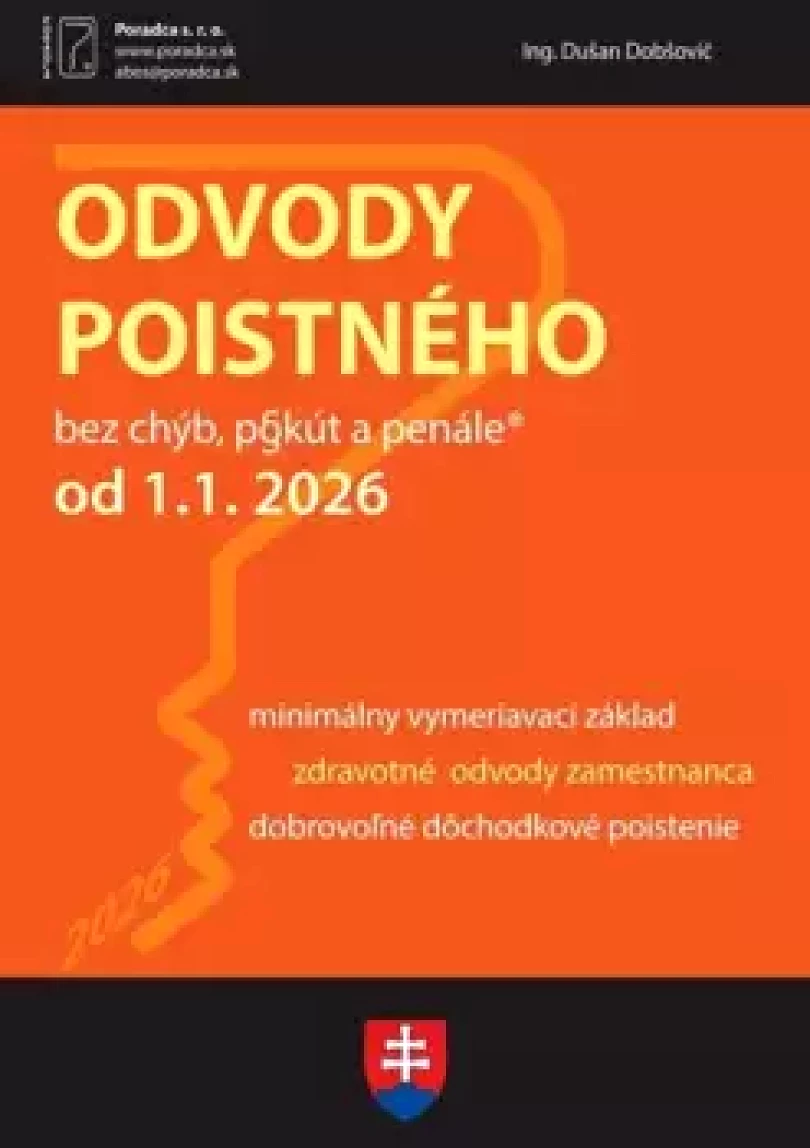 Odvody poistného od 1. 1. 2026 (, 2026)