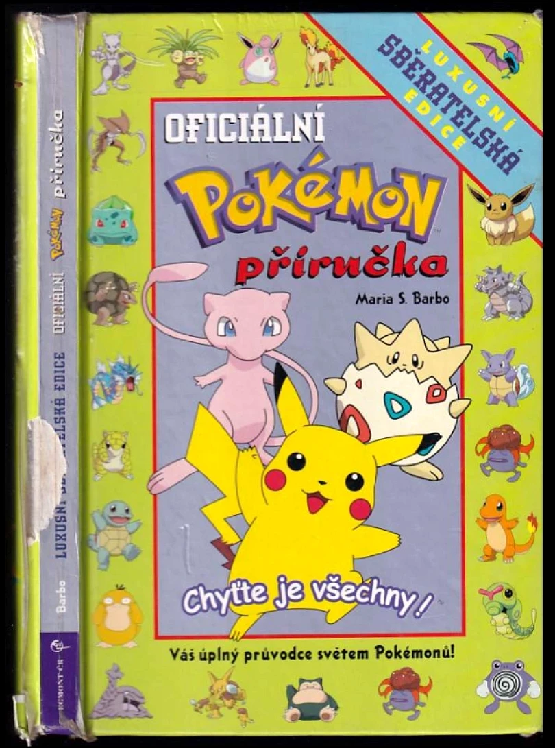 Oficiální Pokémon příručka - CHYBÍ 6 STRAN (Maria S Barbo, 2001)
