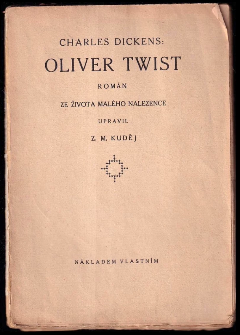 Oliver Twist (Zdeněk Matěj Kuděj, 1922)