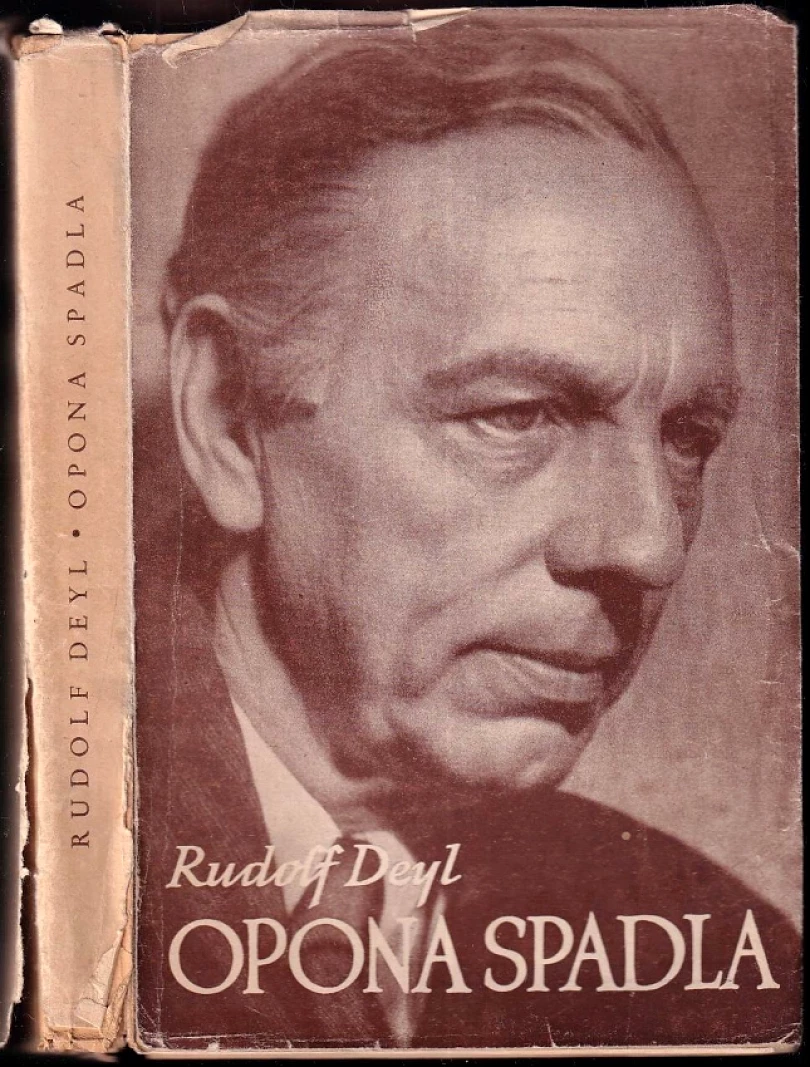 Levně Opona spadla (Rudolf Deyl, 1946)
