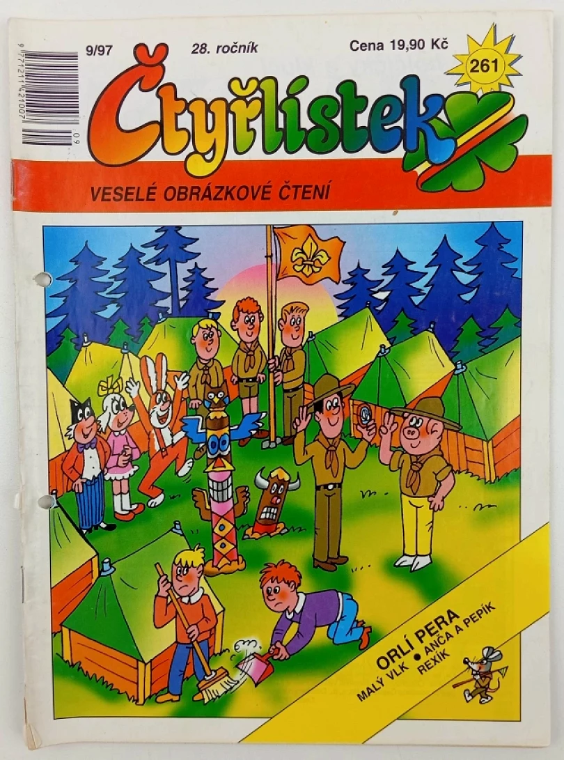 Orlí pera - Čtyřlístek 261 (Jiří Poborák, 1997)