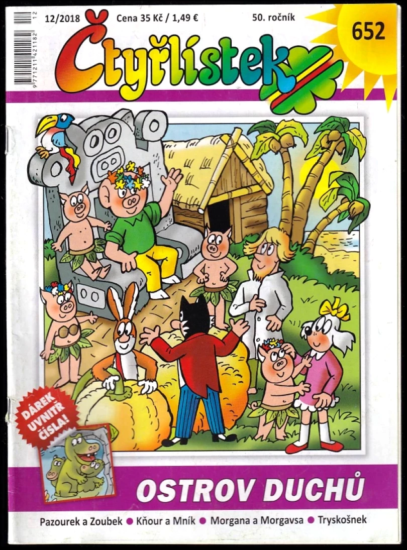 Ostrov duchů, Čtyřlístek 651 (Radim Krajčovič, 2018)