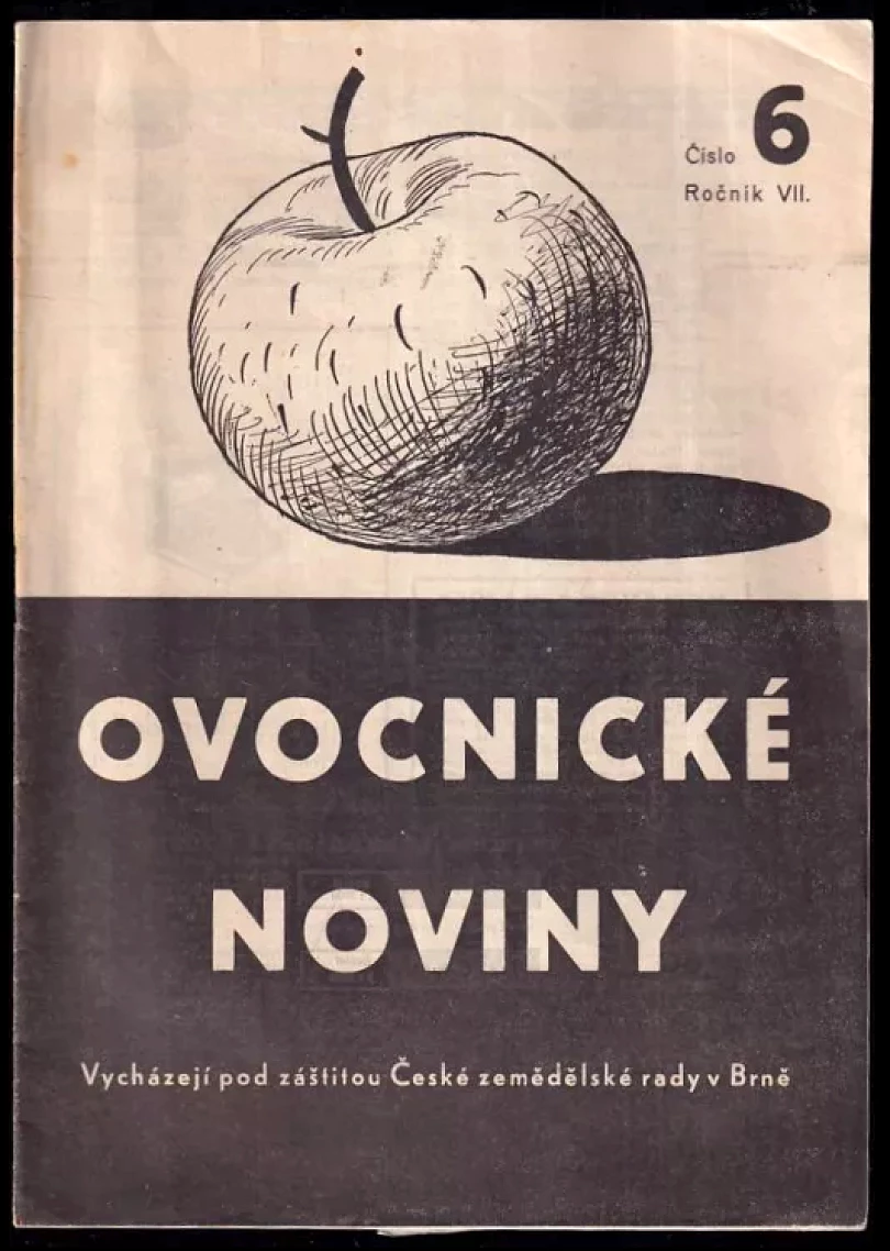Levně Ovocnické noviny číslo 6 ročník VII. (Miloslav Vávra, 1934)