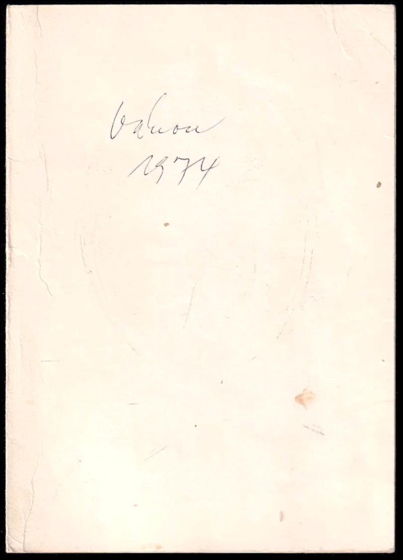 P. F. 1975, Hned napoprvé - PODPIS ZDENĚK SPILKA (Zdeněk Spilka, 1974)