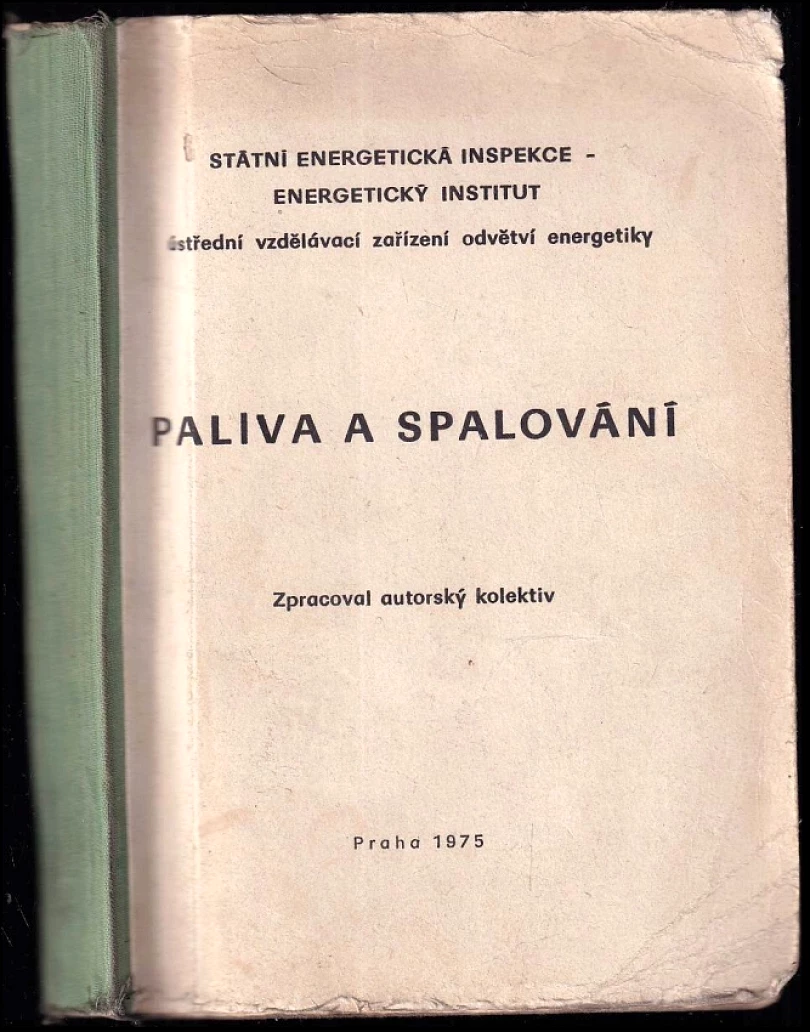 Levně Paliva a spalování (, 1975)