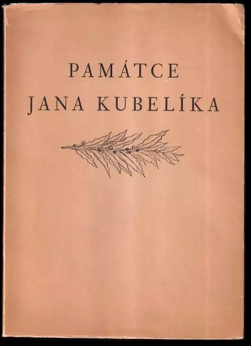 Levně Památce Jana Kubelíka (Jan Kapras, 1941)