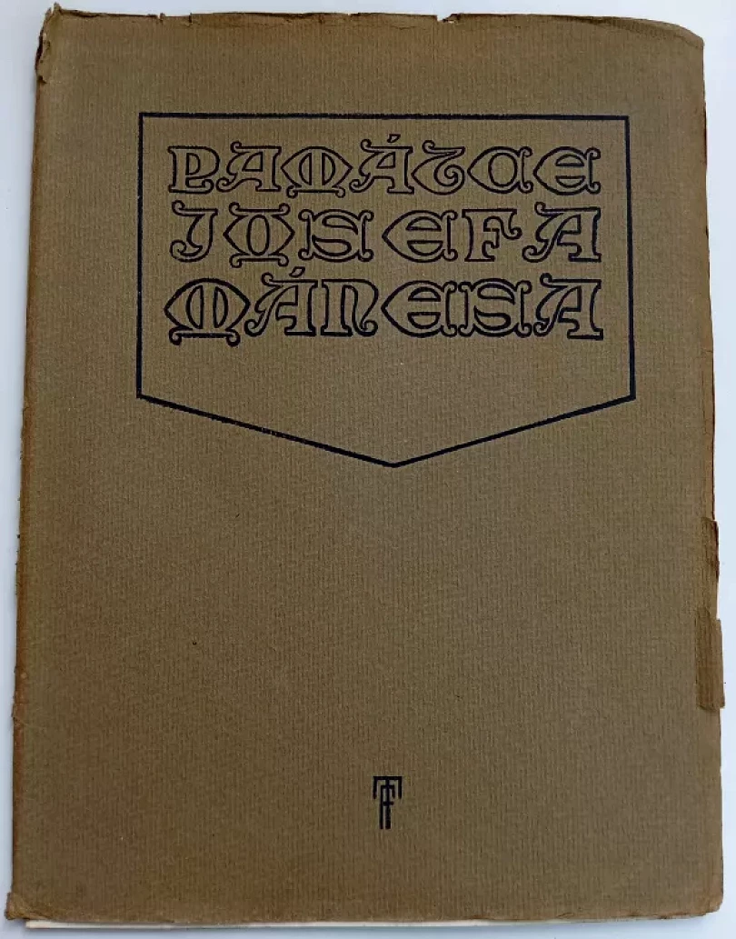 Levně Památce Josefa Mánesa 1820-1920 (Karel Vladimír Herain, 1920)