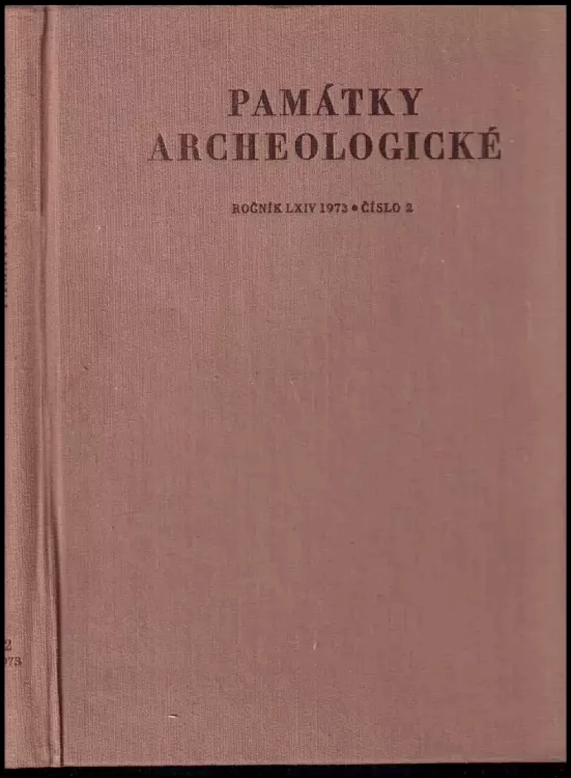 Levně Památky archeologické, ročník LXIV 1973, č.2 (Jan Filip, 1973)