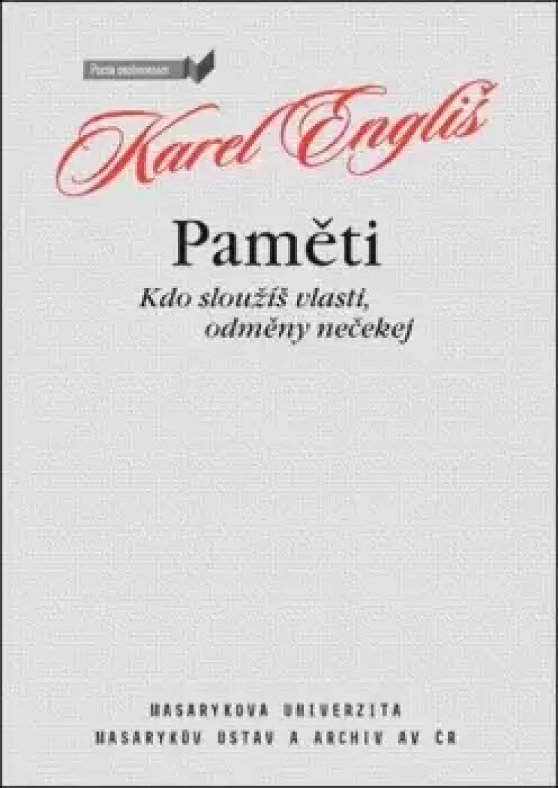 Levně Paměti (Karel Engliš, 2022)