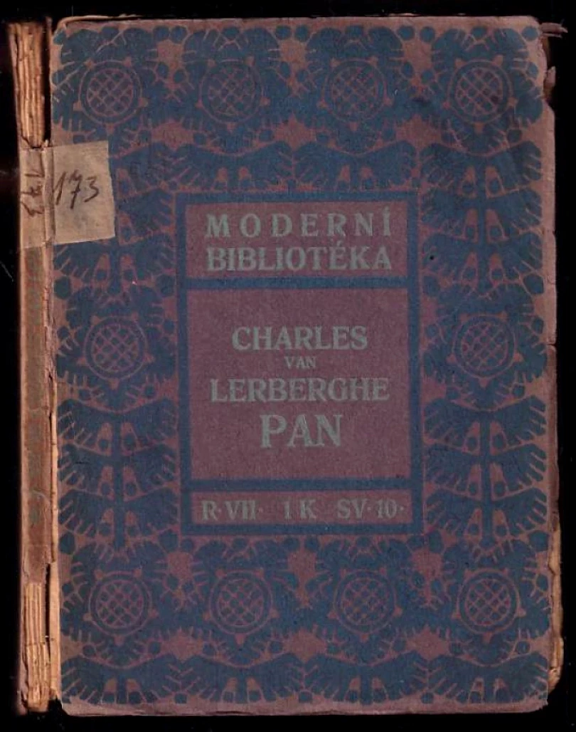 Levně Pan - DEDIKACE - PODPIS HUGO HILAR (Charles van Lerberghe, 1909)