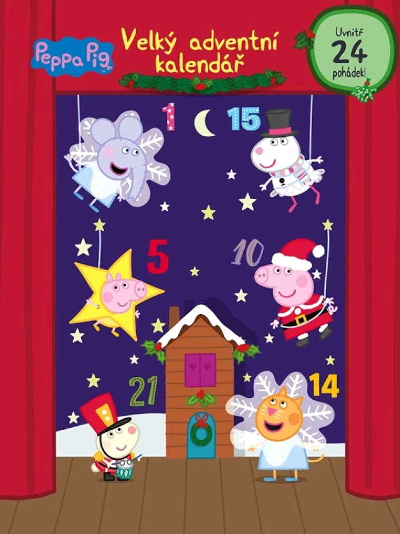 Peppa Pig - Velký adventní kalendář (kolektiv, 2022)