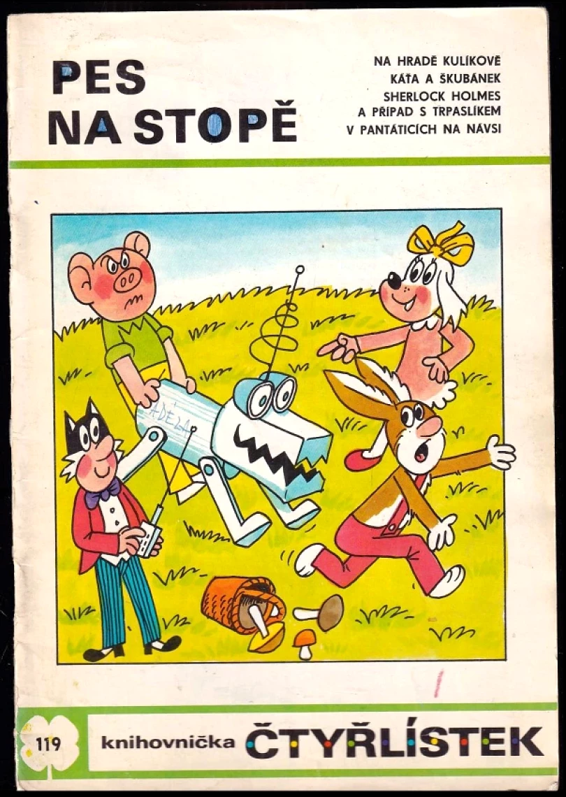 Pes na stopě - Čtyřlístek 119 (Ljuba Štíplová, 1984)