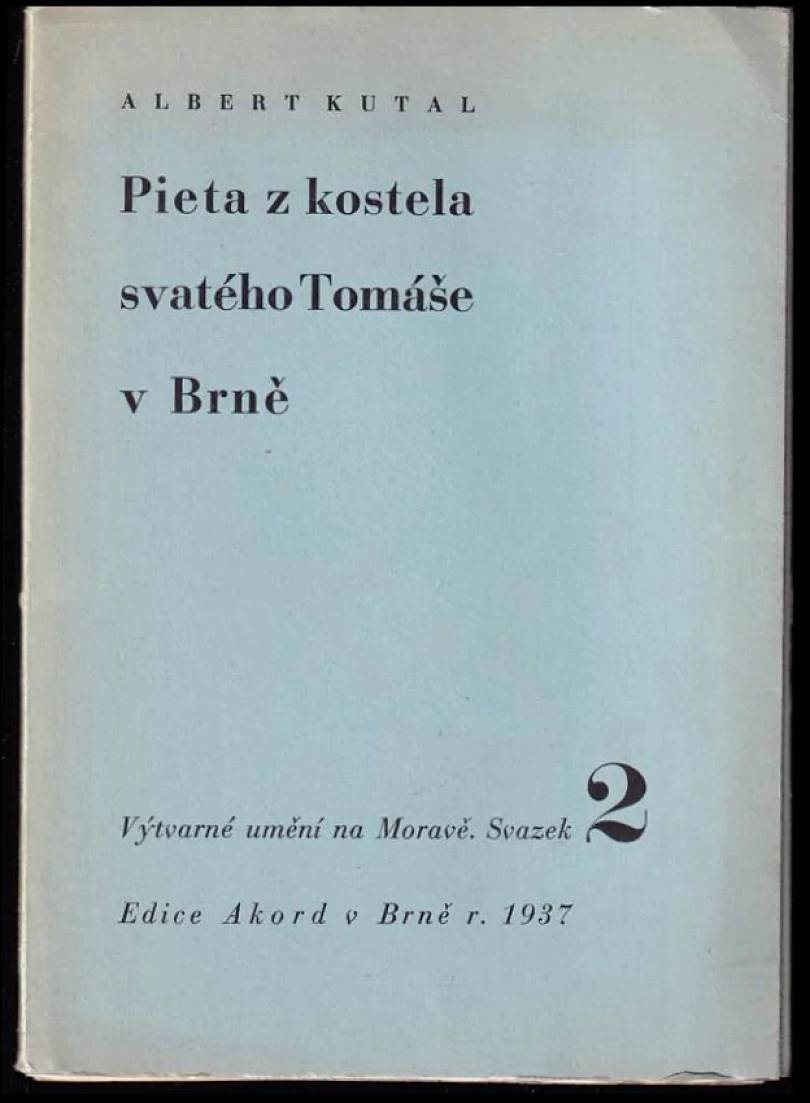 Pieta z kostela svatého Tomáše v Brně (Albert Kutal, 1937)
