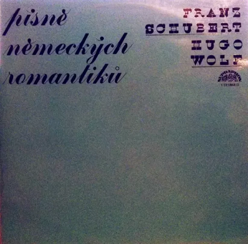 Levně Písně německých romantiků (Hugo Wolf Franz Schubert, 1976)