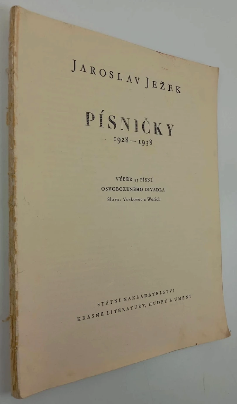 Písničky 1928-1938 (Jaroslav Ježek, 1953)
