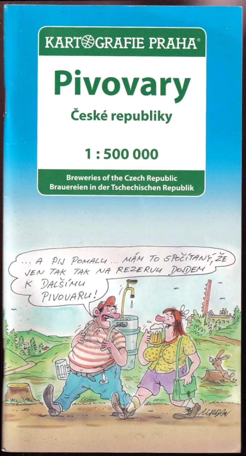Levně Pivovary České republiky: mapa + sešit 1:500 000 (Petr Novotný, 2010)